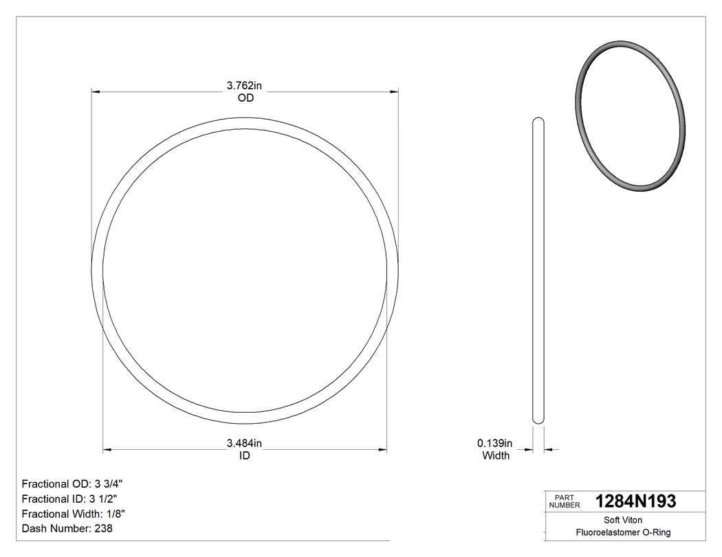 Technical drawing - 1284N193
